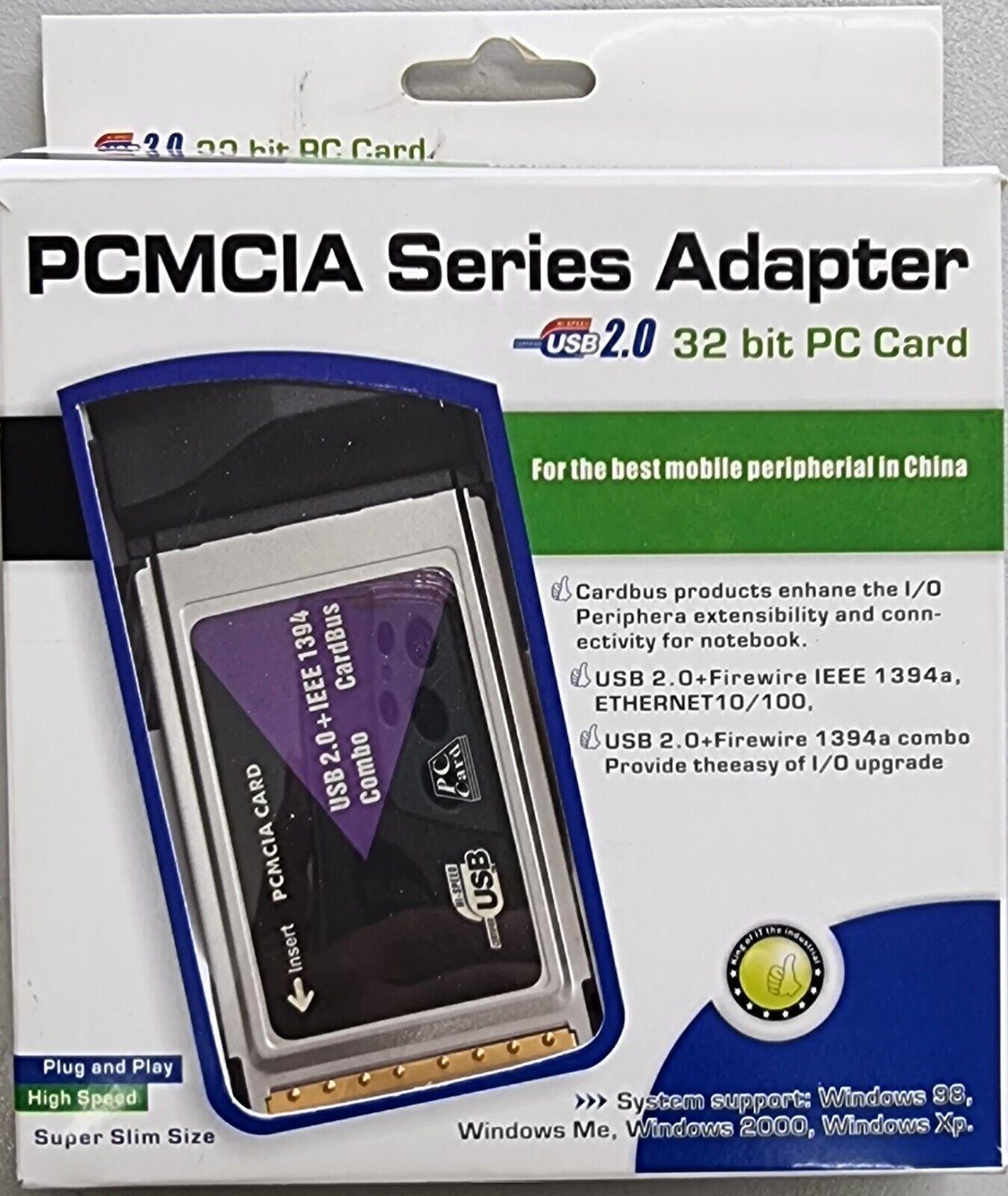 PCMCIA 32 bit USB 2.0 + Firewire IEEE 1394a 6pin and 4pin PC Card - BESTA